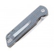 Нож складной QSP Knife Parrot 8,2 см, сталь D2, рукоять Micarta Grey - фото № 4