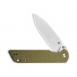 Нож складной QSP Knife Parrot 8,2 см, сталь D2, рукоять Micarta Green - фото № 3
