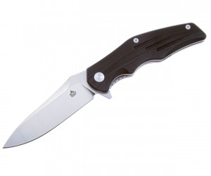 Нож складной QSP Knife Pangolin 9,5 см, сталь D2, рукоять G10 Black