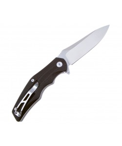 Нож складной QSP Knife Pangolin 9,5 см, сталь D2, рукоять G10 Black