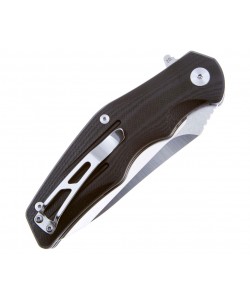 Нож складной QSP Knife Pangolin 9,5 см, сталь D2, рукоять G10 Black