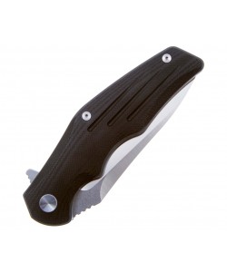 Нож складной QSP Knife Pangolin 9,5 см, сталь D2, рукоять G10 Black