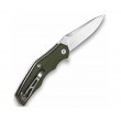 Нож складной QSP Knife Pangolin 9,5 см, сталь D2, рукоять G10 Green - фото № 2