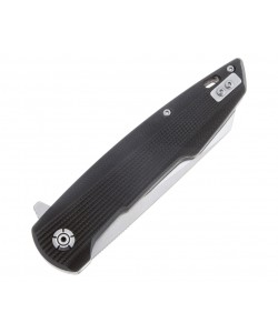 Нож складной QSP Knife Phoenix 9,5 см, сталь D2, рукоять G10 Black