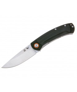 Нож складной QSP Knife Copperhead 8,9 см, сталь 14C28N, рукоять G10 Black