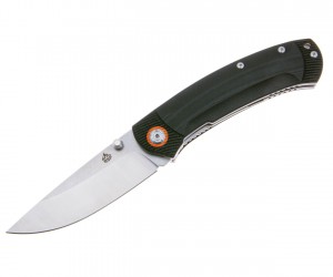 Нож складной QSP Knife Copperhead 8,9 см, сталь 14C28N, рукоять G10 Black