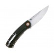 Нож складной QSP Knife Copperhead 8,9 см, сталь 14C28N, рукоять G10 Black - фото № 2