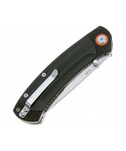 Нож складной QSP Knife Copperhead 8,9 см, сталь 14C28N, рукоять G10 Black