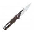 Нож складной QSP Knife Mamba 8,9 см, сталь VG10, рукоять Carbon Black - фото № 2