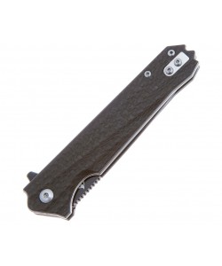 Нож складной QSP Knife Mamba 8,9 см, сталь VG10, рукоять Carbon Black