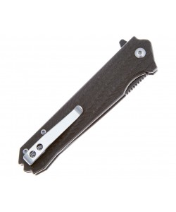 Нож складной QSP Knife Mamba 8,9 см, сталь VG10, рукоять Carbon Black