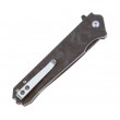 Нож складной QSP Knife Mamba 8,9 см, сталь VG10, рукоять Carbon Dark Gray - фото № 3