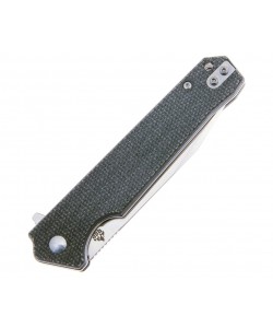 Нож складной QSP Knife Mamba V2 8,9 см, сталь D2, рукоять Micarta Black