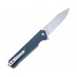Нож складной QSP Knife Mamba V2 8,9 см, сталь D2, рукоять Micarta Blue - фото № 2