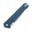 Нож складной QSP Knife Mamba V2 8,9 см, сталь D2, рукоять Micarta Blue - фото № 4