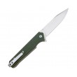Нож складной QSP Knife Mamba V2 8,9 см, сталь D2, рукоять Micarta Green - фото № 2