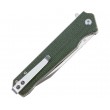 Нож складной QSP Knife Mamba V2 8,9 см, сталь D2, рукоять Micarta Green - фото № 3