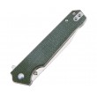 Нож складной QSP Knife Mamba V2 8,9 см, сталь D2, рукоять Micarta Green - фото № 4