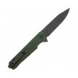 Нож складной QSP Knife Mamba V2 Blackwash 8,9 см, сталь D2, рукоять Micarta Green - фото № 2