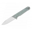Нож складной QSP Knife Mamba V2 8,9 см, сталь D2, рукоять G10 Jade - фото № 1
