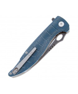 Нож складной QSP Knife Locust 9,8 см, сталь 154CM, рукоять Micarta Blue