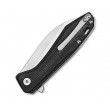 Нож складной QSP Knife Pelican 9,2 см, сталь S35VN, рукоять Micarta Black - фото № 3