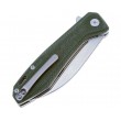 Нож складной QSP Knife Pelican 9,2 см, сталь S35VN, рукоять Micarta Green - фото № 4