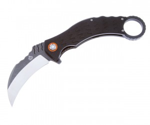 Нож складной QSP Knife Eagle 7,7 см, сталь D2, рукоять G10 Black