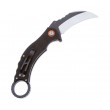 Нож складной QSP Knife Eagle 7,7 см, сталь D2, рукоять G10 Black - фото № 2