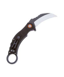 Нож складной QSP Knife Eagle 7,7 см, сталь D2, рукоять G10 Black