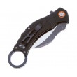 Нож складной QSP Knife Eagle 7,7 см, сталь D2, рукоять G10 Black - фото № 4