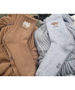 Носки шерстяные Монголия ”Yak” (серый) оригинал