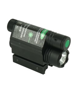 Лазерный целеуказатель подствольный (ЛЦУ) + подствольный фонарь RealArm BST-7 (зеленый)