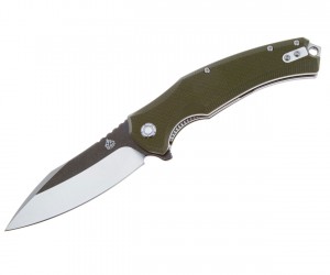 Нож складной QSP Knife Snipe 9,1 см, сталь D2, рукоять G10 Green