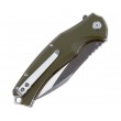Нож складной QSP Knife Snipe 9,1 см, сталь D2, рукоять G10 Green - фото № 3