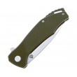 Нож складной QSP Knife Raven 8,6 см, сталь D2, рукоять G10 Green - фото № 3