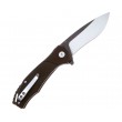 Нож складной QSP Knife Raven 8,6 см, сталь D2, рукоять G10 Black - фото № 2