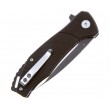 Нож складной QSP Knife Raven 8,6 см, сталь D2, рукоять G10 Black - фото № 3