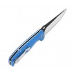 Нож складной QSP Knife Gavial 10,2 см, сталь D2, рукоять G10 Blue - фото № 2