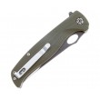 Нож складной QSP Knife Gavial 10,2 см, сталь D2, рукоять G10 Green - фото № 3