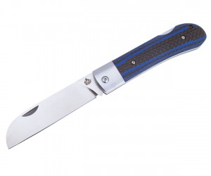 Нож складной QSP Knife Worker 8,8 см, сталь N690, рукоять Carbon Blue