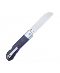 Нож складной QSP Knife Worker 8,8 см, сталь N690, рукоять Carbon Blue
