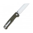 Нож складной QSP Knife Penguin 7,8 см, сталь D2, рукоять Micarta Green - фото № 2