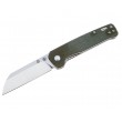 Нож складной QSP Knife Penguin 7,8 см, сталь D2, рукоять Micarta Green - фото № 1
