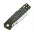 Нож складной QSP Knife Penguin 7,8 см, сталь D2, рукоять Micarta Green - фото № 3