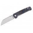 Нож складной QSP Knife Penguin 7,8 см, сталь D2, рукоять Carbon Blue - фото № 1