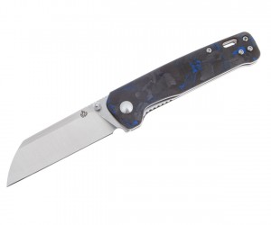 Нож складной QSP Knife Penguin 7,8 см, сталь D2, рукоять Carbon Blue