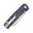 Нож складной QSP Knife Penguin 7,8 см, сталь D2, рукоять Carbon Blue - фото № 3