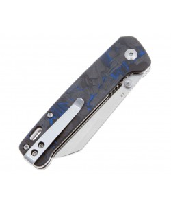 Нож складной QSP Knife Penguin 7,8 см, сталь D2, рукоять Carbon Blue