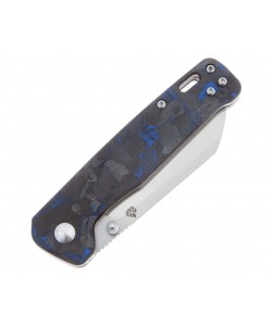 Нож складной QSP Knife Penguin 7,8 см, сталь D2, рукоять Carbon Blue